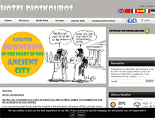 Tablet Screenshot of hoteldioskouros.com